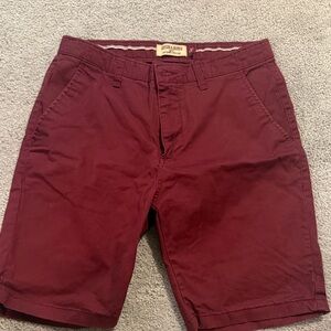 Hudson & Barrow Dark Red Men's Shorts